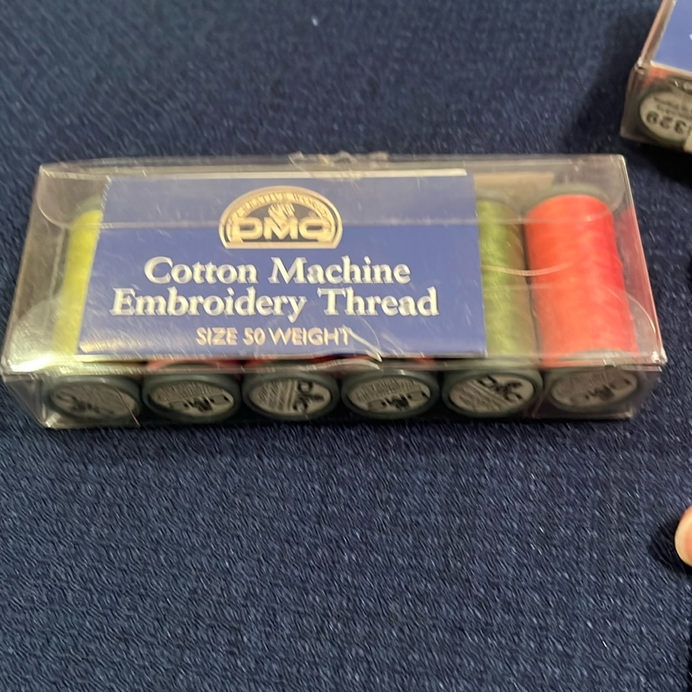 Creative World DMC Cotton Machine Embroidery Thread Sampler Pack  50 Weight.